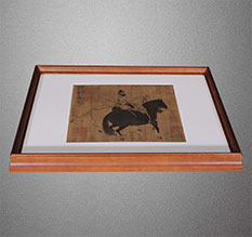 东台书画装裱配框服务案例